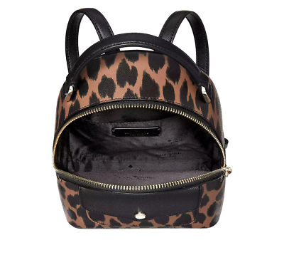New Kate Spade Schuyler Mini Backpack Saffiano Leopard  display picture 1