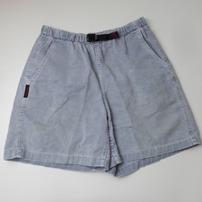 Vintage Gramicci Climbing Shorts Elastic Waist G-Shorts Blue Medium Made in USA