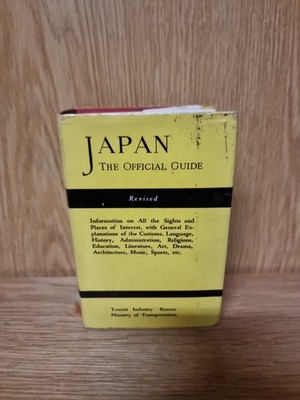The Official Guide Japan 1963 Travel Bureau Hardcover Maps Culture (M4)
