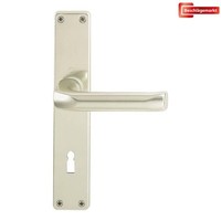Hoppe TüRgriff London Langschild Aluminium Neusilber F2 Bb DrüCkergarnitur