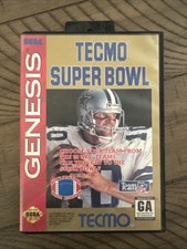 Techno Super Bowl Sega Genesis 1993 Complete In Box