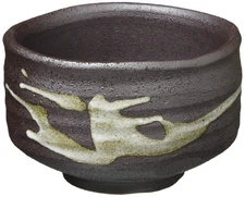 Matcha bowl  Mino ware  Nanban white style  Made in Japan tea utensils　