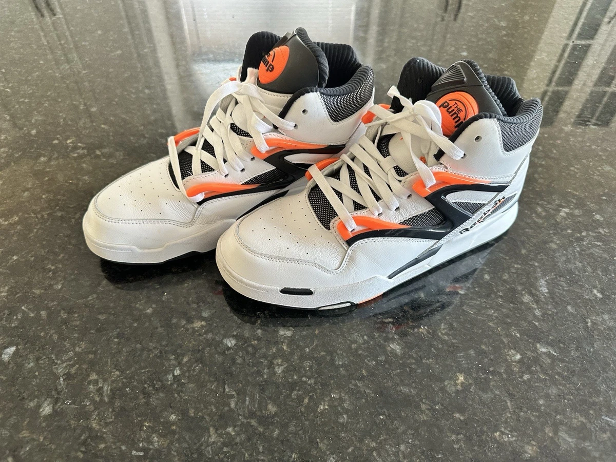 Reebok Pump Omni Zone II White/Black/Wild Orange for Sale