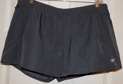 NWOT Reebok Rbk 2XL 20 22 Play Dry slate blue gray athletic shorts w/brief