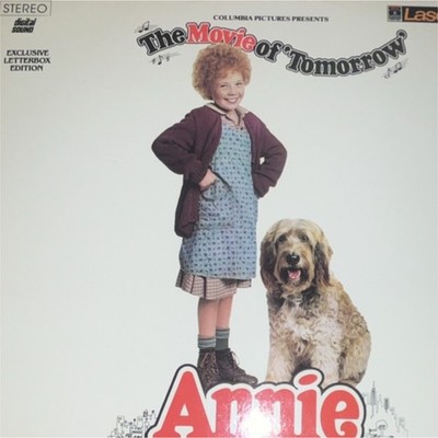 Annie Exclusive Letterbox Edition John Huston Albert Finney LaserDisc 1982