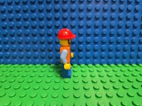 Lego Movie Frank The Foreman Minifigure tlm047 70807 CMF Lot Rare Retired HTF 