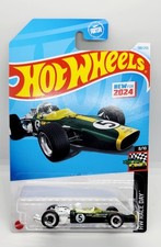 Hot Wheels 2024 HW Race Day 1967 Lotus Type 49 Dark Green #5 Toy New Mattel 