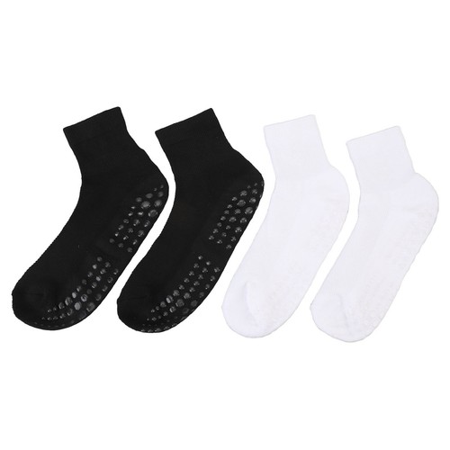 2 Pairs Wide Socks With Grips Men Women Non Binding Socks High Stretch Socks - Picture 12 of 23