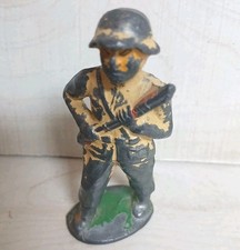 Vintage Barclay Chinese Mongolian Rifleman, 1937 Die Cast Lead