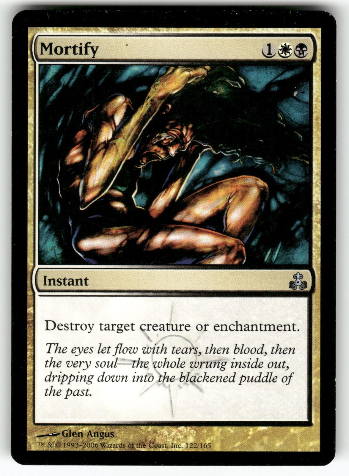 Mortify 122 Uncommon Guildpact Magic: The Gathering Lightly Played