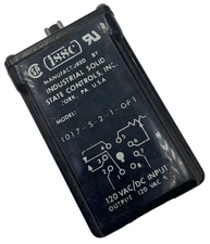 ISSC 1017-5-2-1-OP1 TIME DELAY RELAY TIMING  ON DELAY .025-5 SEC 120VAC/DC