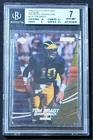 2000 COLLECTORS EDGE SUPREME TOM BRADY HOLOGOLD ROOKIE RC RARE /200 BGS 7