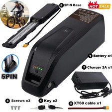 5PIN Ebike Hailong Lithium Battery 48V 15Ah for Electric Bicycle  1500W Motors