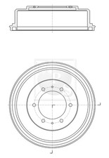 Tambour de frein Mitsubishi PAJERO