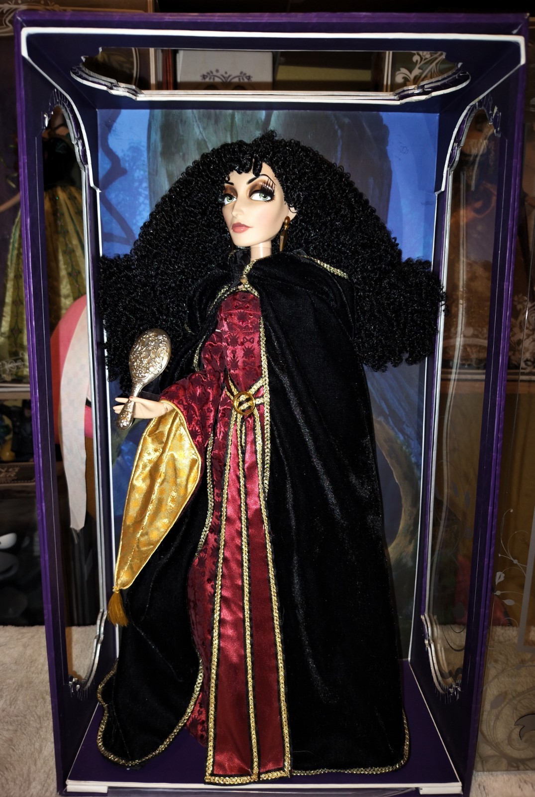 Disney Store Limited Edition Tangled Mother Gothel 17" Doll 1/1500