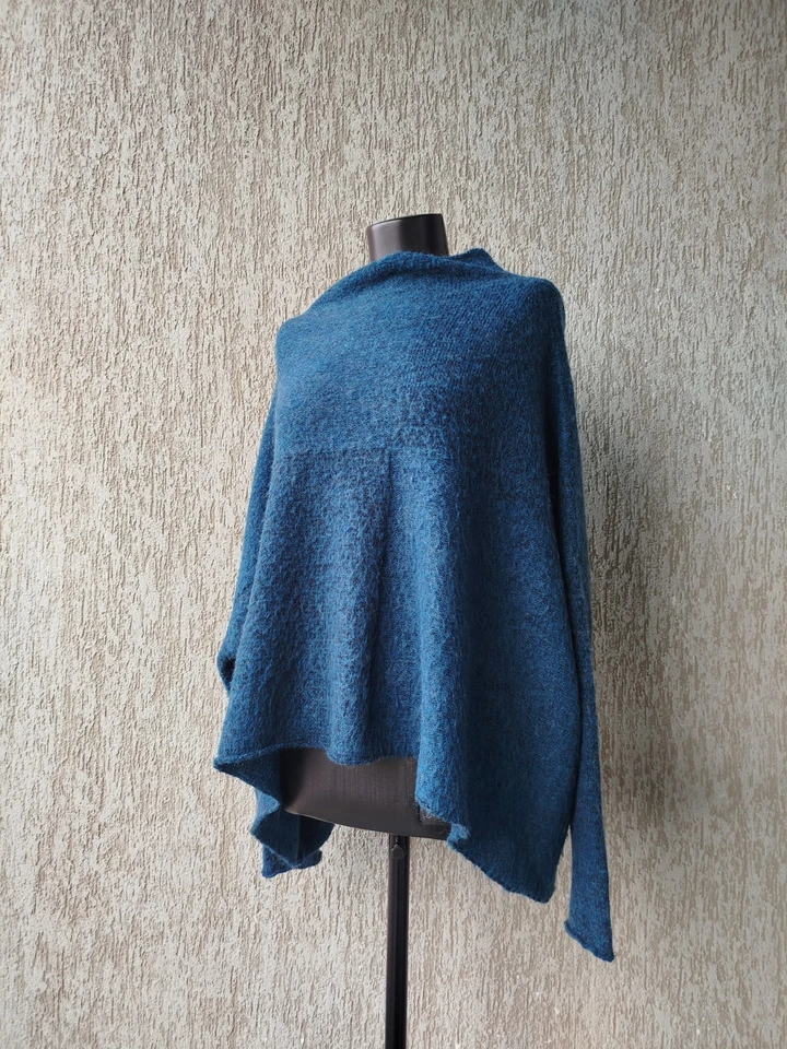 Suéter Pullover Rundholz Grande Lagenlook Tejido Mezcla Lana Talla S Foto 4 de 4