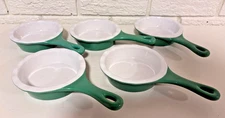 5x Modern Gourmet Foods Stoneware Quiche Tart Pie Pans Small Fluted  5" 