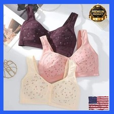 NEW Daisy Bras for Older Women Bra Comfortable  Convenient Front Button Seniors