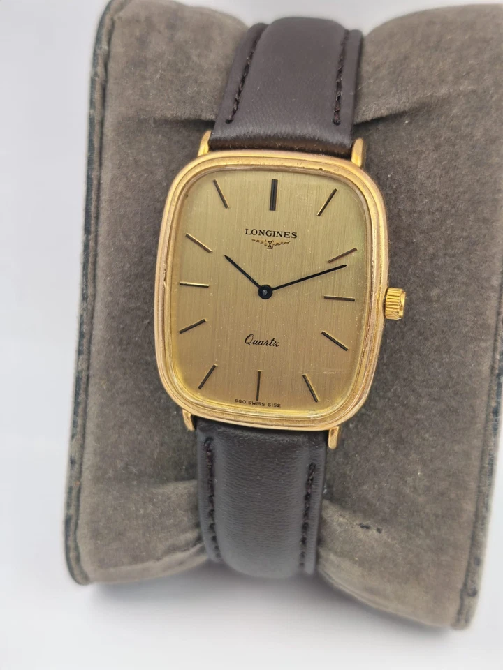 Reloj Longines Cuarzo Esfera Rectangular Impresionante Nuevo Movimiento Ronda Foto 4 de 4