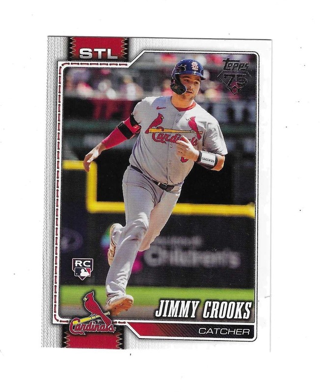 2026 Topps Series 1 Jimmy Crooks Rookie Card #73