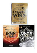 The Empyrean Series 3 Book Collection Set Fourth wing +Iron flame, onyx USA item