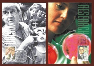 1995 AUSTRALIA MEDICAL SCIENCE SET OF 4 MAXI CARDS