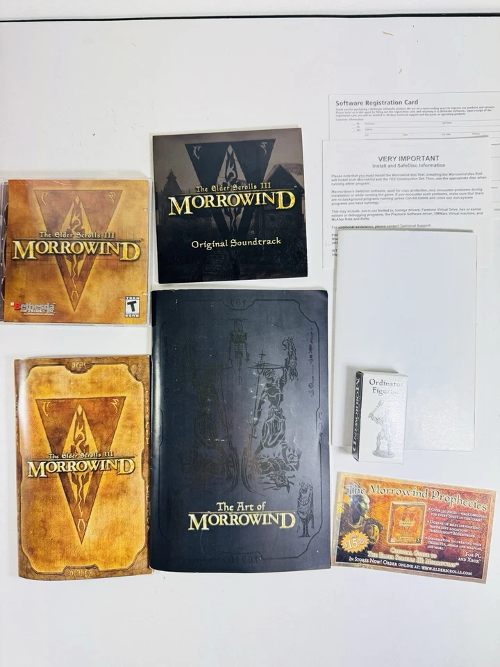 Elder Scrolls III Morrowind Collector's Edition Big Box 100% Complete! - Image 4 of 4
