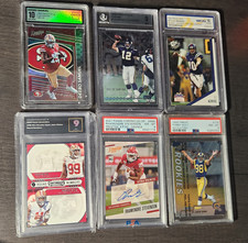 Panini 6 Card NFL Graded Lot - Rookie Auto Deebo Samuel, Eli Manning RC 