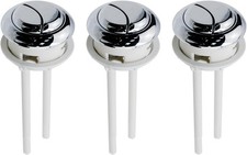 Dual Push Flushing Toilet Button Round Tank Replacement