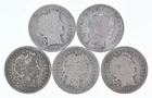 Better Lot 5 1903-O 1898 1905-O 1892 1903-O Barber Dime 0.50 Face *180