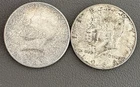 1964 P Kennedy Half Dollar-(Lot Of 2 Coins) (AX17)