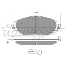 Satz Bremsbeläge Bremsklötze vorne für VW Passat 3G5 B8 3G2 Tiguan BW2 id9276