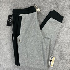Rhone Heritage Sweatpants Mens Medium Heather Gray Black Joggers Relaxed Fit