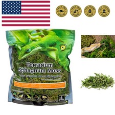 Gal pagos 05213 Terrarium Green Sphagnum Moss, Natural, 4 Quart