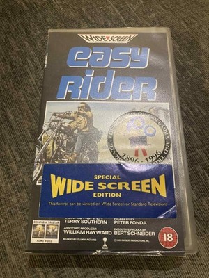 Easy Rider (1969) VHS   Widescreen Edition   UK 18 Cert   Columbia Tristar Rare