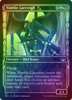 Nimble Larcenist Foil (321) Showcase Streets of New Capenna SNC MTG Magic
