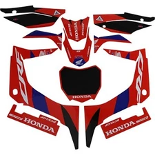 Dcor 20-10-111 HRC fits HON Complete Graphic Kit - Black