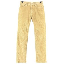 Crewcuts Corduroy Slim Straight Leg Stretch Khaki Tan Pants 10 Kids