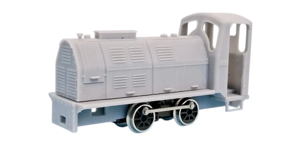 1:72 Scale WLs50 PKP Ld1 Industrial Narrow Gauge Diesel Locomotive Kit HOe 009 - Image 3 of 4