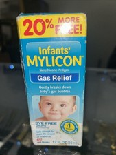 MYLICON Gas Relief Drops for Infants and Babies, Dye Free Formula, 1.2oz