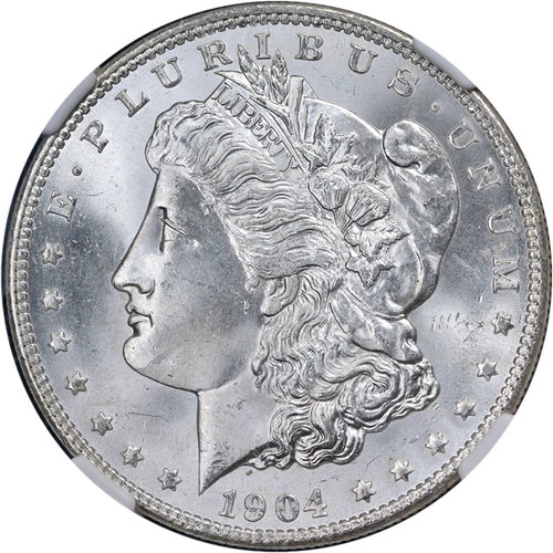 1904-O Morgan Silver Dollar NGC MS64+ Nice Eye Appeal Nice Strike