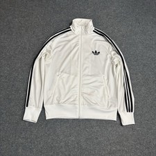 Adidas Originals Superstar Track Men's Jacket Size Medium White 3 Stripes
