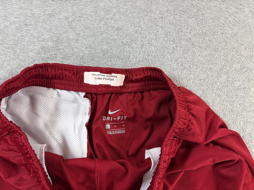 Oklahoma Sooners Authentic Player Issue Football Practice Shorts (Men's Large) - Image 3 of 4