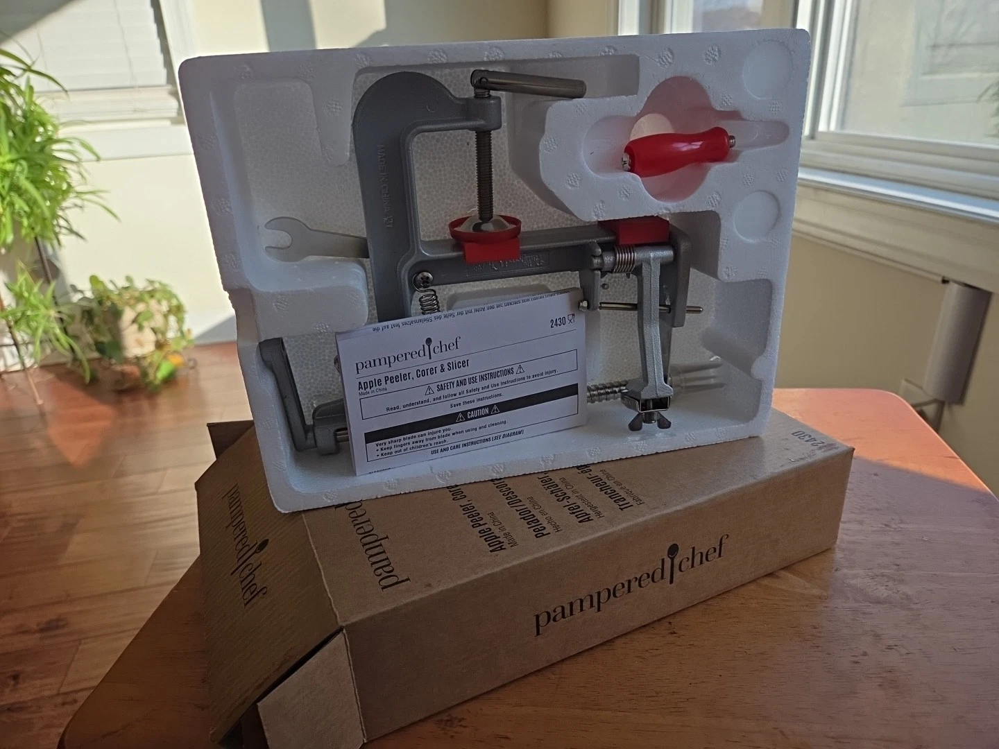 The Pampered Chef Apple Peeler Corer Slicer
Opens in a new window or tab