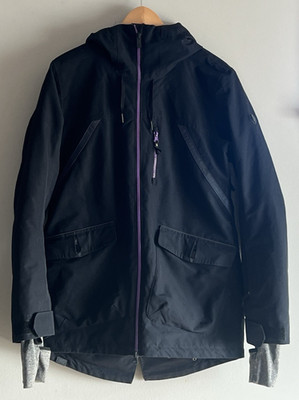 ROXY W's Snowboard Stated Warmlink Jacket Coat BLack Ski Winter Snow Size Small