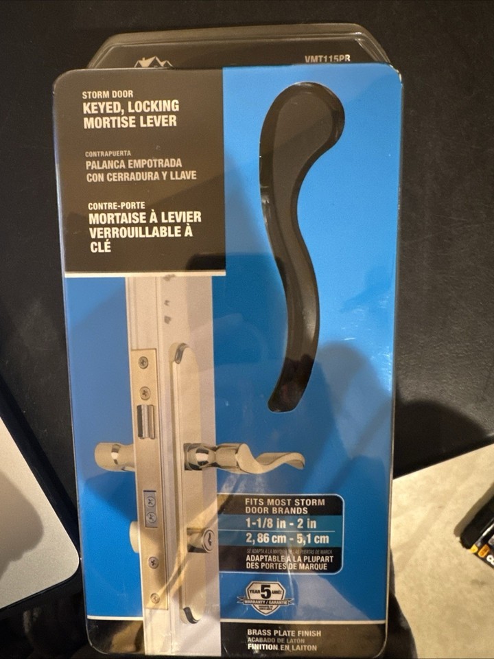 Storm Key BLACK Wright Storm Door Key, Locking Mortise Lever VMT115PB | eBay