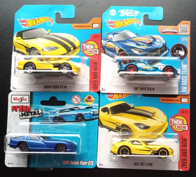 Hot Wheels Need for Speed SRT Viper GTS-R 2013 Viper 1996 Dodge Viper GTS Maisto