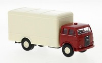 Brekina Lkw Man 10.212 F Koffer Rot Hellbeige 1960 78378