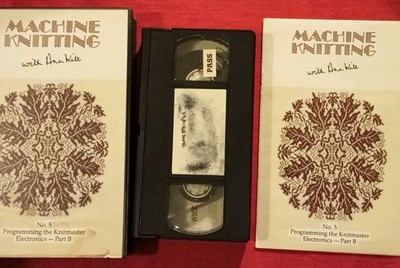Strickmaschine Video - Ann Kite VHS No 5 Programmierung Knitmaster Electronics B