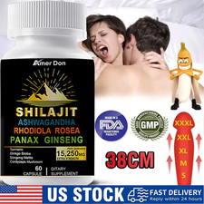 Male Enhancement Capsules Booster  Thicker Last Longer Stronger Bigger 60 Caps